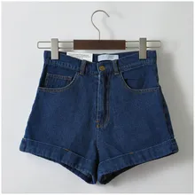 GCAROL Euro Style font b Women b font Denim font b Shorts b font Vintage High