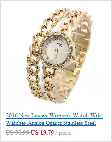 2017 Топ люксовый бренд G & D Для женщин кварцевые наручные часы золото Нержавеющая сталь Relojes Mujer мода платье Часы леди часы-браслет