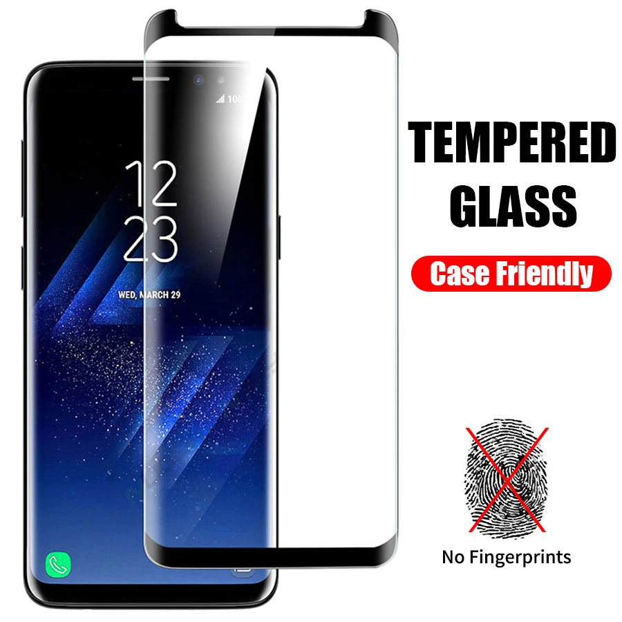 3D накладка полностью покрывающее изогнутое закаленное Стекло для samsung Galaxy Note 9 8