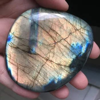 

190g Natural Labradorite Crystal Polished Stone Minerals Products Reiki Crafts for Home Decoration or Wedding Decoration