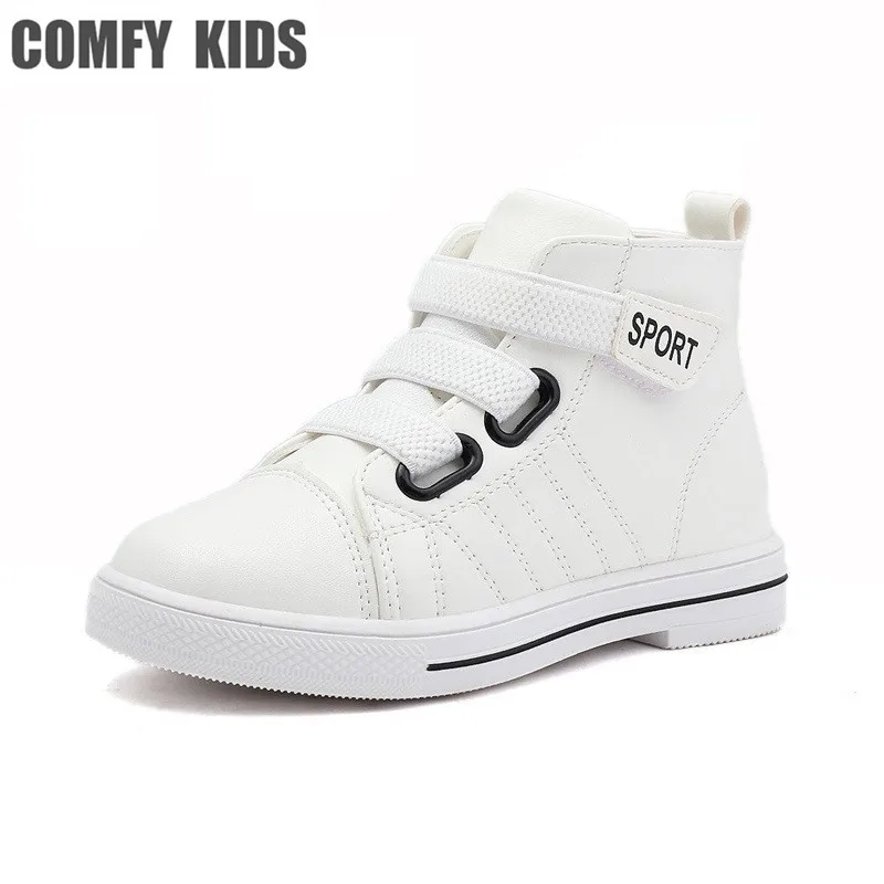 

COMFY KIDS Sneakers Shoes For Children's Girls Artificial PU Leather Casual Shoes Girls Fashion Flat With Boots Sneakers Kids
