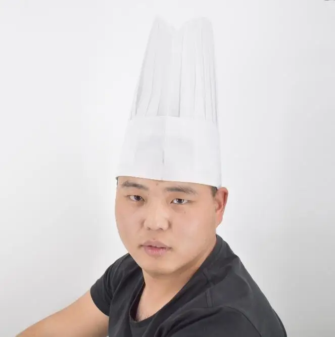 

Chef hats anti-lampblack hats non-woven breathable white chef cap high size
