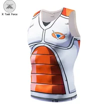 Новые майки с героями мультфильмов для мужчин и женщин, жилет с Аниме Драконий жемчуг, майки и футболки, мужские повседневные облегающие майки без рукавов для фитнеса и бодибилдинга