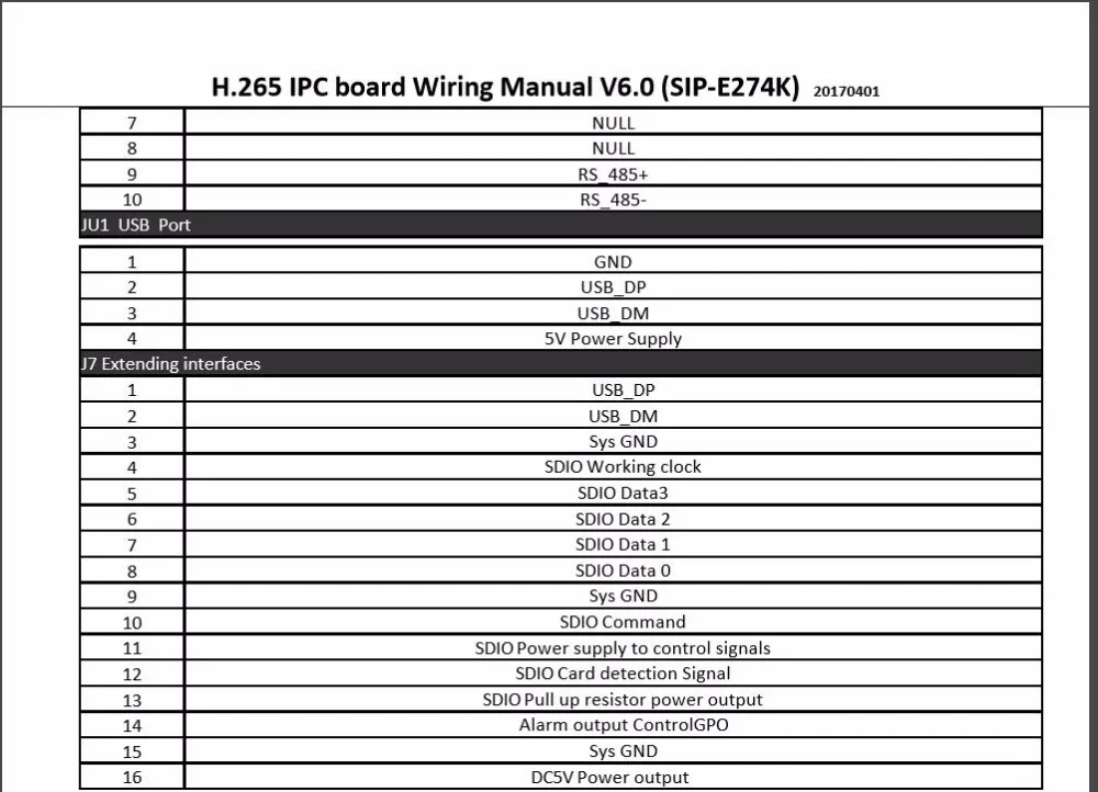 H.265 8.0mp UHD 4K модуль ip-камеры Hisilicon 3519V101 1/2. " 8,51 пикселей цветной датчик изображения CMOS IMX274 CCTV Board(SIP-E274K