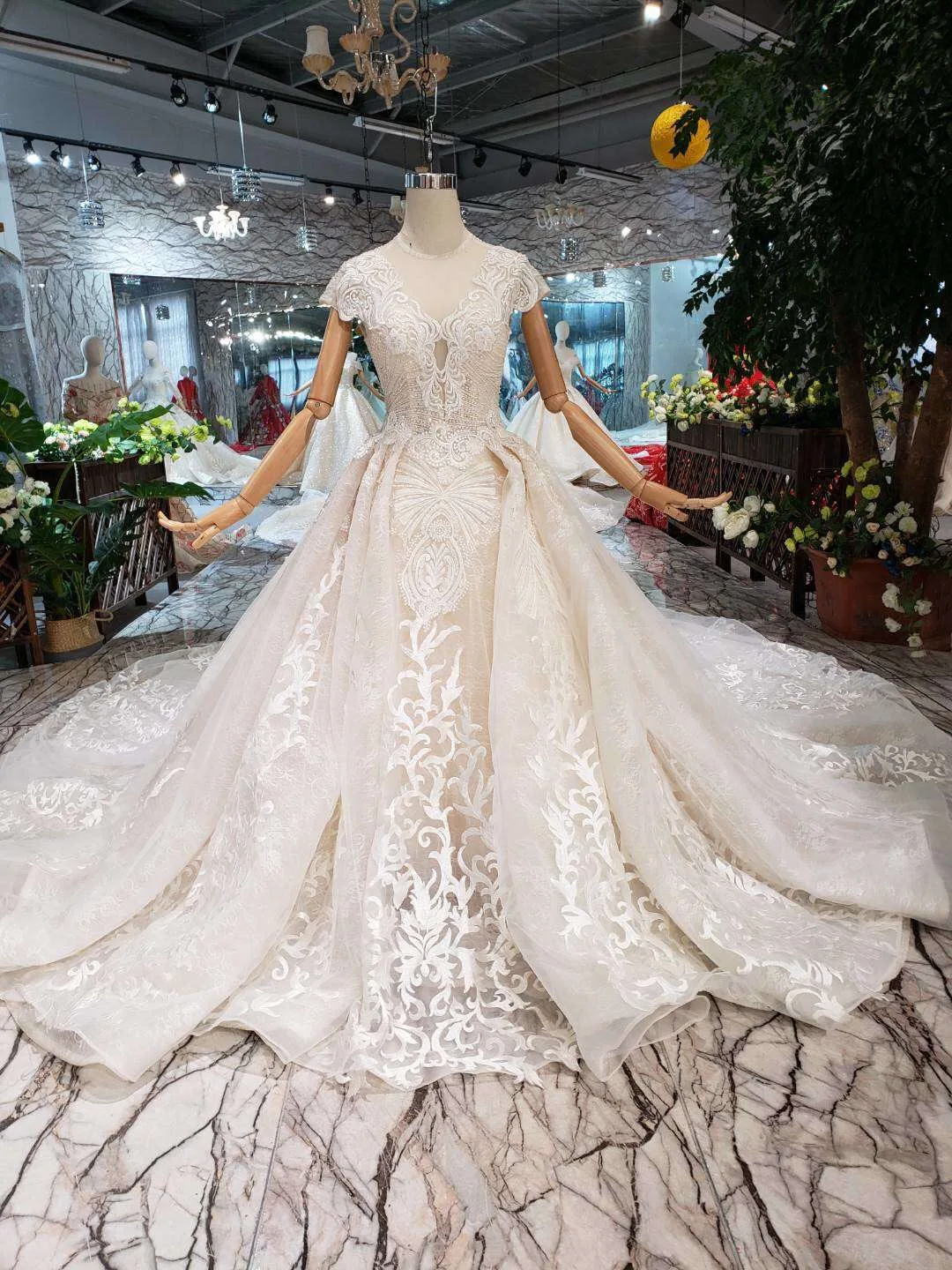Suppler роскошное белое свадебное платье с длинным шлейфом Топ Vestido De Noiva Vestidos Robe 3d
