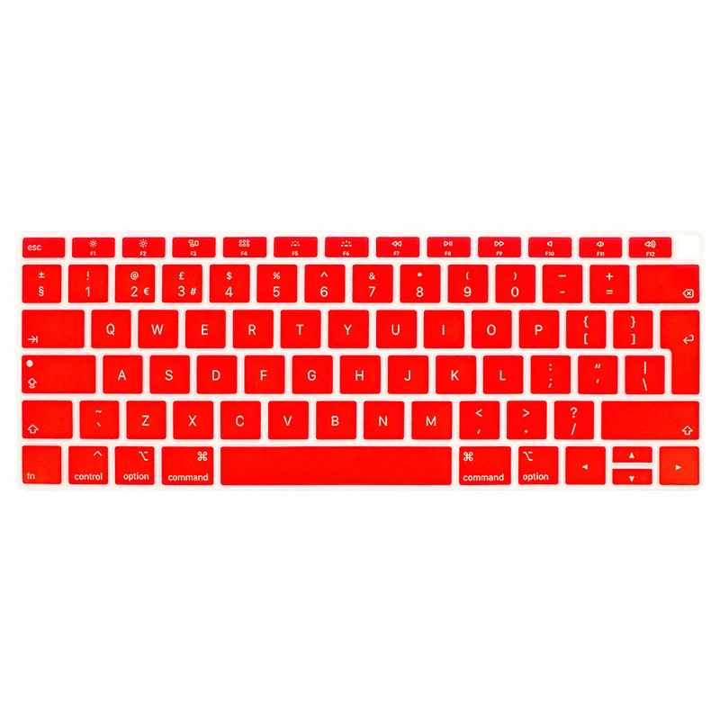 Защитная накладка на клавиатуру для нового MacBook Air 13 A1932 с Touch ID 2019 Силиконовая