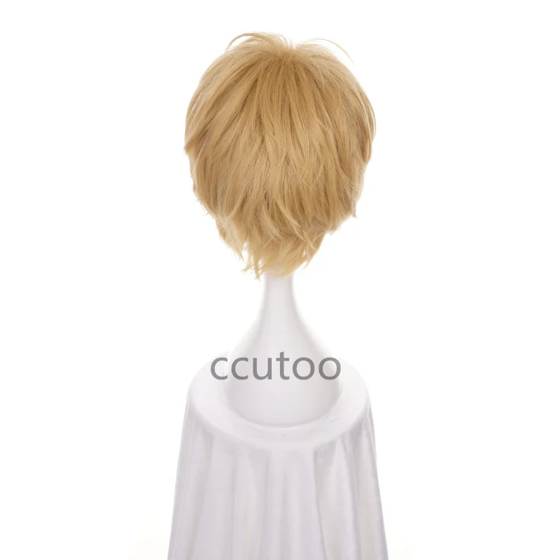 Ccutoo 30 см короткий Кано блонд желтый микс пушистый слоистый синтетический парик термостойкий косплей парик Термостойкое волокно