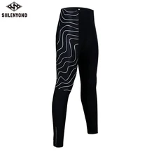 Siilenyond зимние мужские велосипедные штаны с 3D гелевой подкладкой дышащие термобрюки для велоспорта