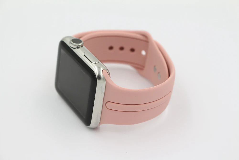 URVOI Sport band for apple watch series 1 2 Ultraman silicone strap for iWatch with pin and tuck closure single workout color12