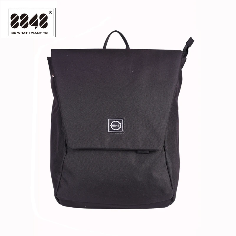 

8848 New Design Men Backpack College School Bag Black Waterproof High Quality Large Capacity Travel Backpack Male 126-048-001