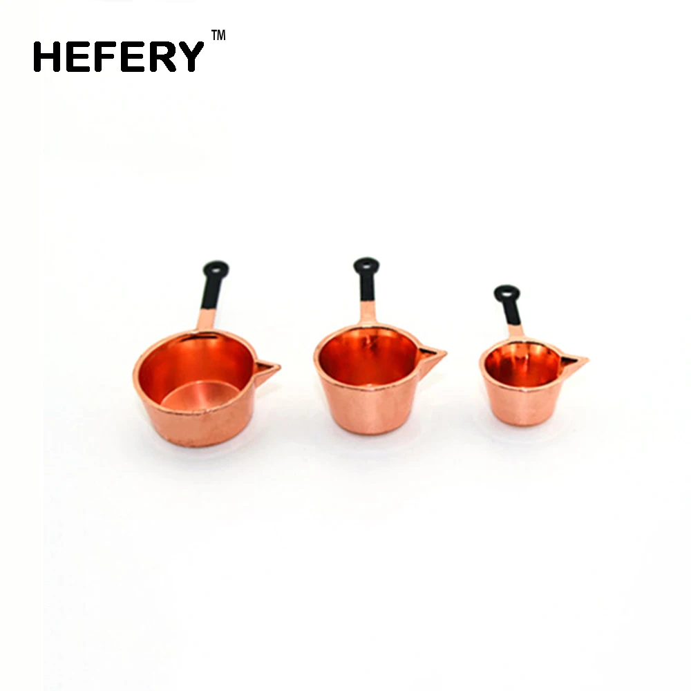 

3Pcs 1/12 Dollhouse Miniature Accessories Mini Stew Pan Simulation Kitchen Utensils Model Toys for Doll House Decoration