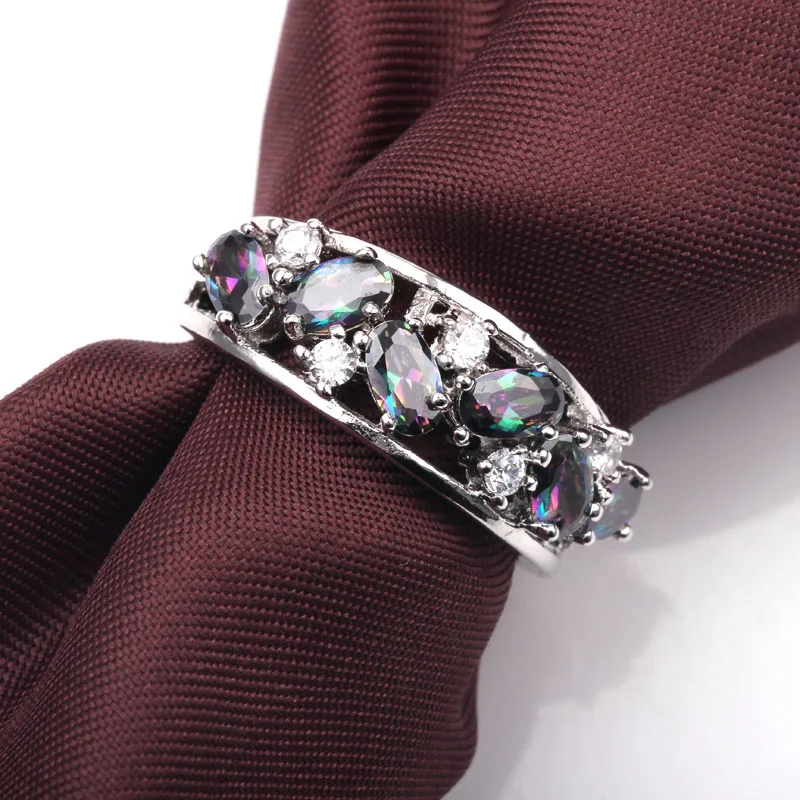 Роскошные розовые, золотые, серебряные кольца с прозрачными кристаллами для женщин, роскошные романтические вечерние кольца на свадьбу, стильные ювелирные изделия