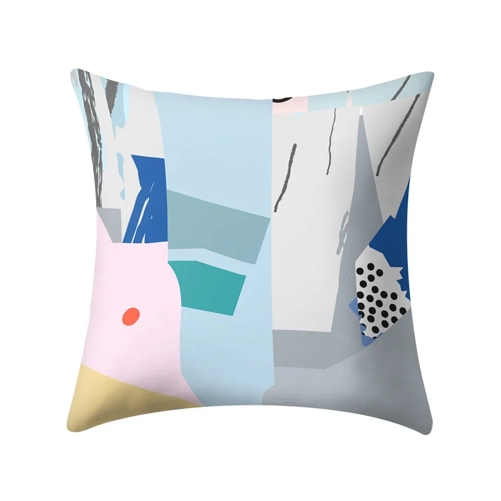

Gajjar 2019 New Nordic Pillow Case Waist Square 45cm*45cm Decorative Pillowcases poszewki na poduszki dropshipping 401W