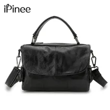 IPinee, европейский стиль, Воловья кожа, женская сумка, натуральная кожа, женские сумки на плечо, дизайнерские, масло, воск, кожаные сумки