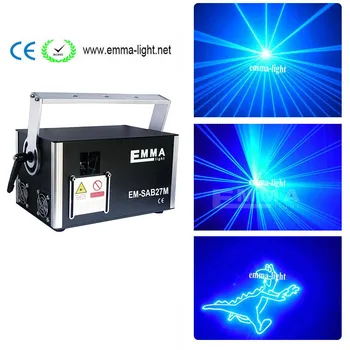 

Performance stages 4000mw blue dj laser lights for sale dmx ilda 3d animation laser projector