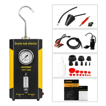 

SDT-206 AUTOOL Car Smoke Leak Detector Locator Pipe Detect The Leakage of Piping Systems In Cars Motorcycles