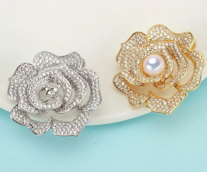 Nice Quality Pearl Brooch Mountings, Brooch Findings, Brooch Settings