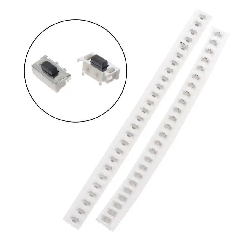 

50 Pcs 2PIN Tactile Tact Push Button Momentary Micro Switch Car Remote Control