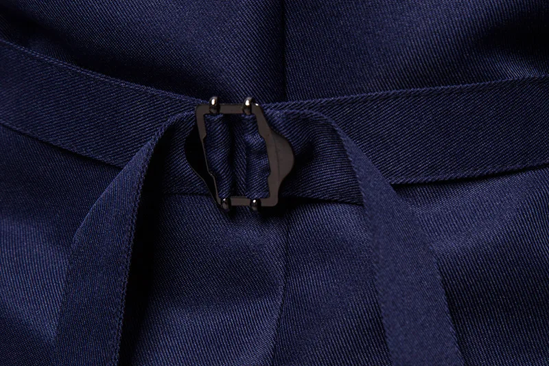 Черный/темно-синий/Королевский Коричневый Бордовый двубортный жилет мужской британский стиль цветной жилет, Зауженная модель