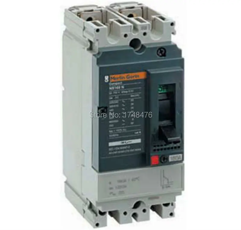 

NEW 30611 circuit breaker Compact NS160H - TMD - 125A - 2 poles 2d