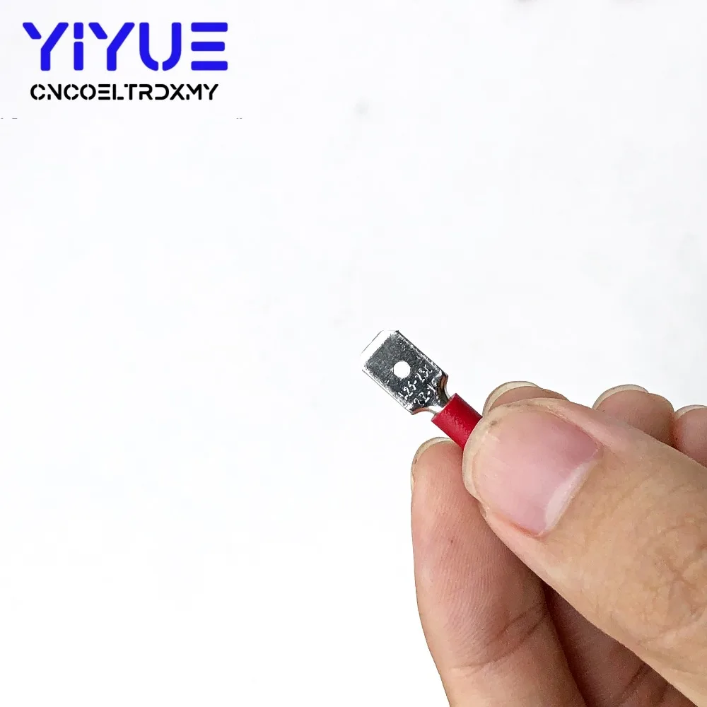 6.3mm 22-16AWG Female Male Electrical Wiring Connector Insulated Crimp Terminal (4)