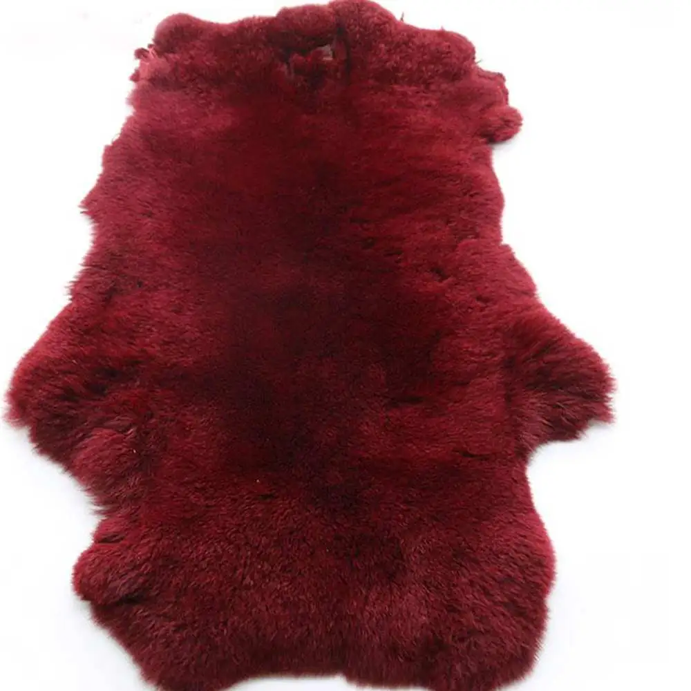 

Junetree Whole Piece Nature Real Genuine Rabbit Fur Whole Piece Fluffy Rabbit Leather Fur Home Decoration Clothing Accessories