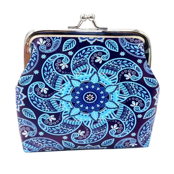 

Women Coin Purse Cute Flower Printing Ladies Small Wallet Pocket Headset Pouch Credit Card Holder Lipstick Bag Girl Gift #LR3