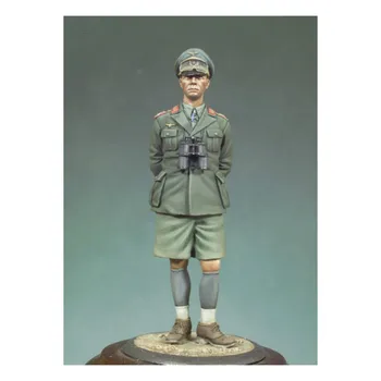 

54mm Scale Resin Figure Model Kit Elwin Rommel Static Modeling Assembling DIY Toys Hobby Tools Creative Gift 355Y