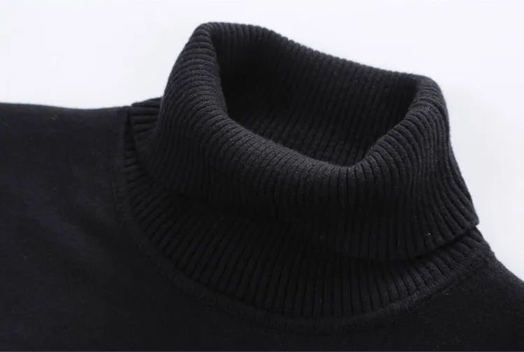 Зимний мужской вязаный пуловер, свитер в Корейском стиле, модные тонкие свитера с круглым вырезом, мужские толстые полосатые Повседневные свитера с длинным рукавом из шерсти