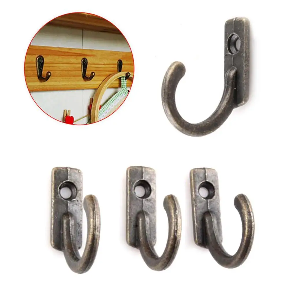 

Wall Hook Vintage Hanger Hook for Clothes Zinc Alloy Door Coat Hooks Hat Bag Towel Hanger Bathroom Antique Single Double Hook