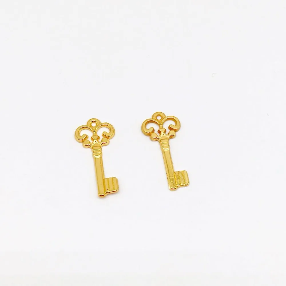 60 pcs key Charms DIY Fashion Handmade accessories Key Charms for