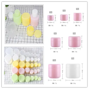 

Mini travel Refillable Bottles Cosmetic Container Plastic Empty Makeup Jar Pot Storage Boxes Wedding Party Organizer Container