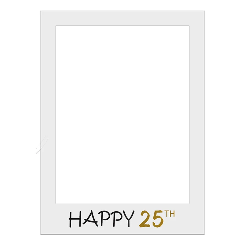 Happy 1St бумажная фоторамка для дня рождения фотография Фон Декор Свадебный день реквизит - Цвет: 6