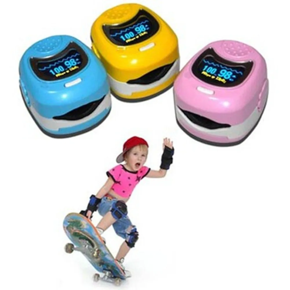 

FDA CE CMS50QB Pediatric Children Kids Finger Pulse Oximeter Spo2 PR,OLED,CONTEC,3 colors