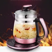 Полностью автоматическая толстой заполнены стекла горшок многофункциональный электрический чайник Многофункциональный Отопление маленький защита от перегрева