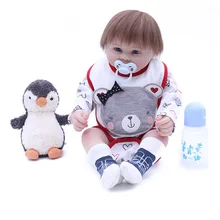 OtardDolls bebe Reborn Doll 19 inch silicone Vinyl Baby Alive baby reborn Toys boneca reborn toys for Children Girls Gift 16 inch vinyl silicone reborn baby doll kids playmate gift for girls baby alive soft toys for bouquets bonecas gifts