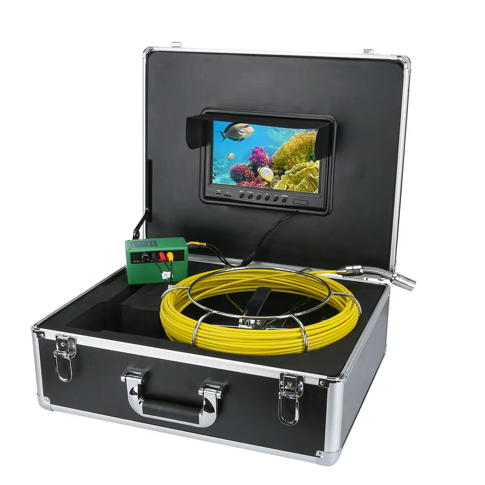 Горная 9 дюймов DVR HD 22 мм промышленная труба канализационная система контроля видео камера IP68 1000 TVL камера с 6 Вт светодиодный 8G 40 м 50 мл