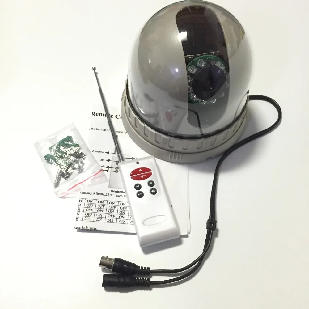  SONY CCD 700TVL Day Night Surveillance CCTV Dome PTZ cameras w/Remote Control 