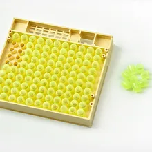 Пластиковый для пчеловодства инструмент Поставки пчелиный дом королева Фостер коробка насекомых смещение пчелиный разведение коробка