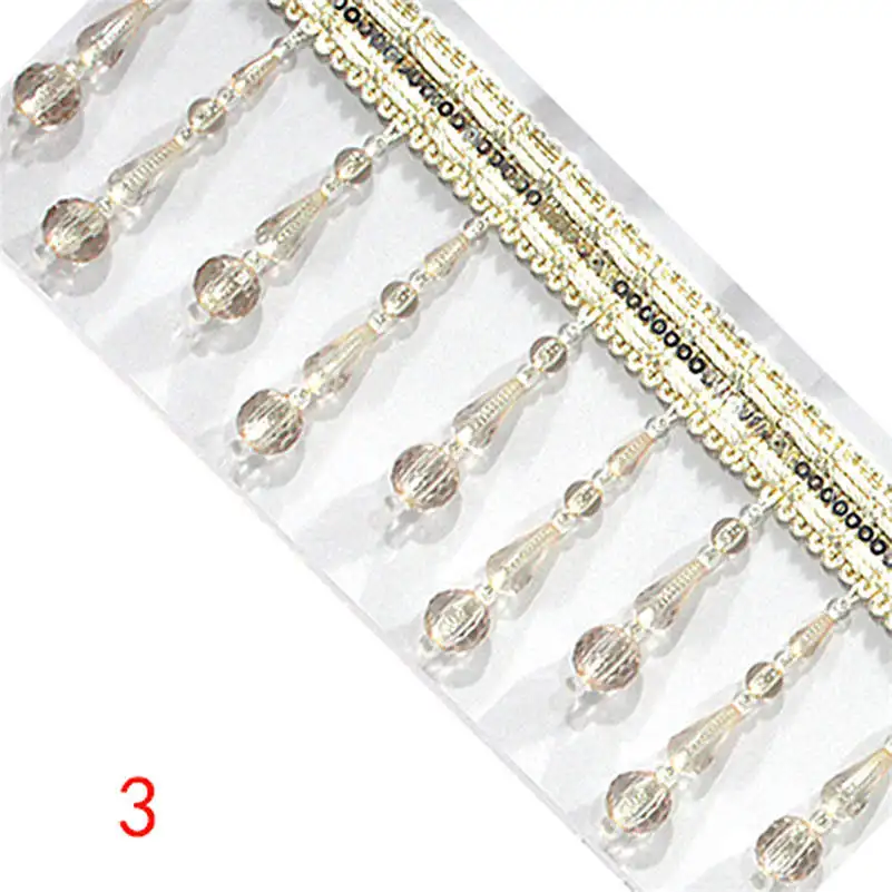 2st Vorhang Perle Quaste Abschlussquasten Handgefertigte Hängende Quasten  Vorhang Dekoratives Material Schlüsselanhänger-zubehör Quasten-charme