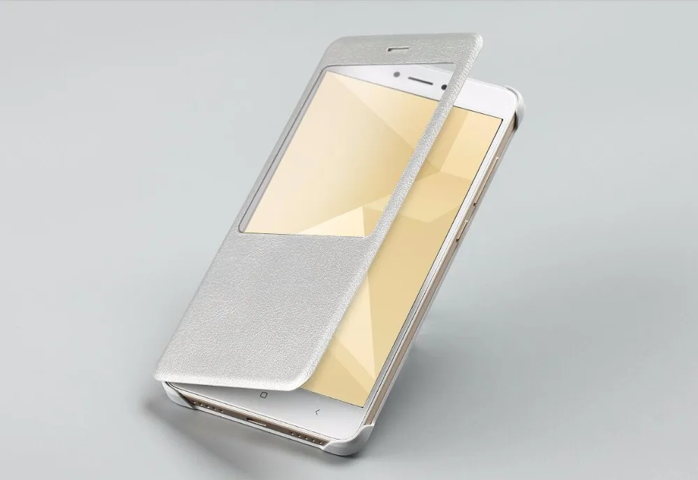 Original Xiaomi Redmi Note 4x Case pu leather Flip Case Xiaomi