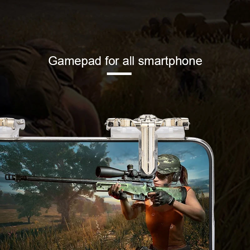 Gamepad For Pubg Game Dzhostik Triggers For Cell Phone Mobile Controller L1r1 Shooter Trigger Fire Button For IPhone Knives Out (10)