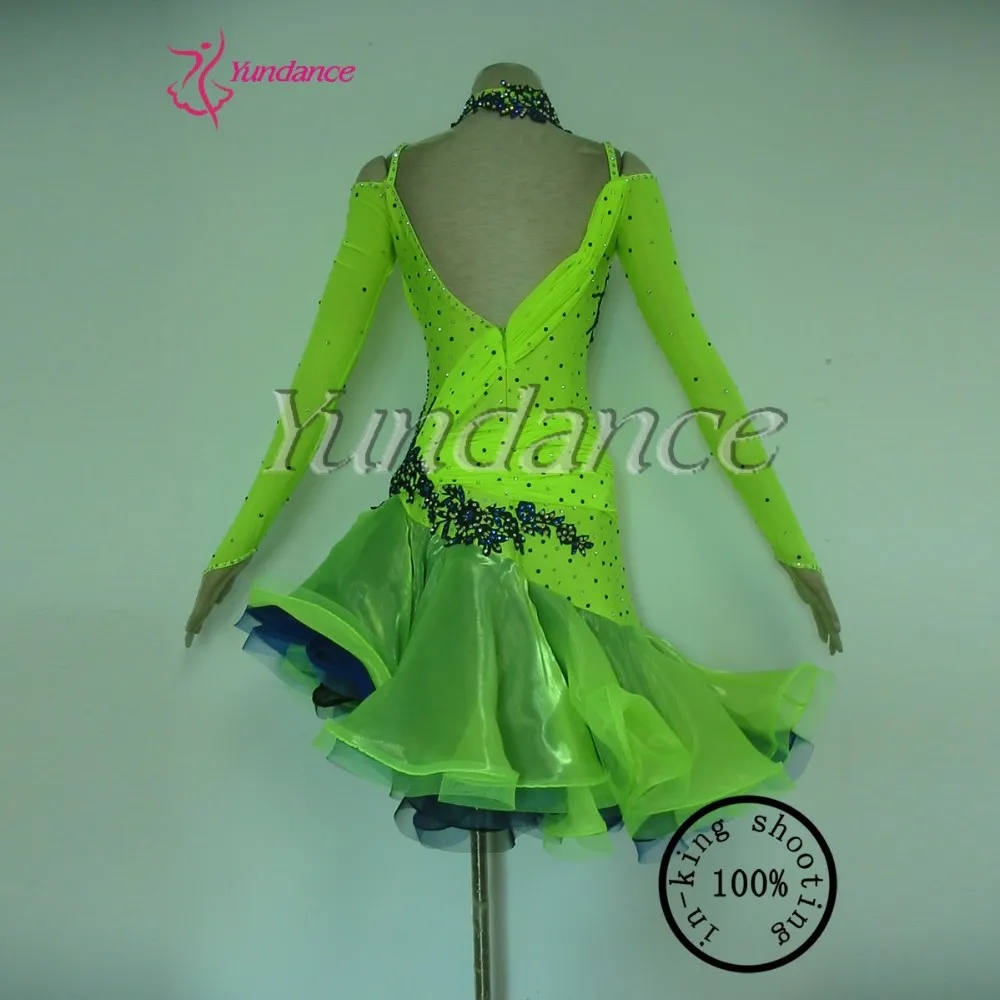 Новое латиноамериканское танцевальное женское платье для взрослых L-12186