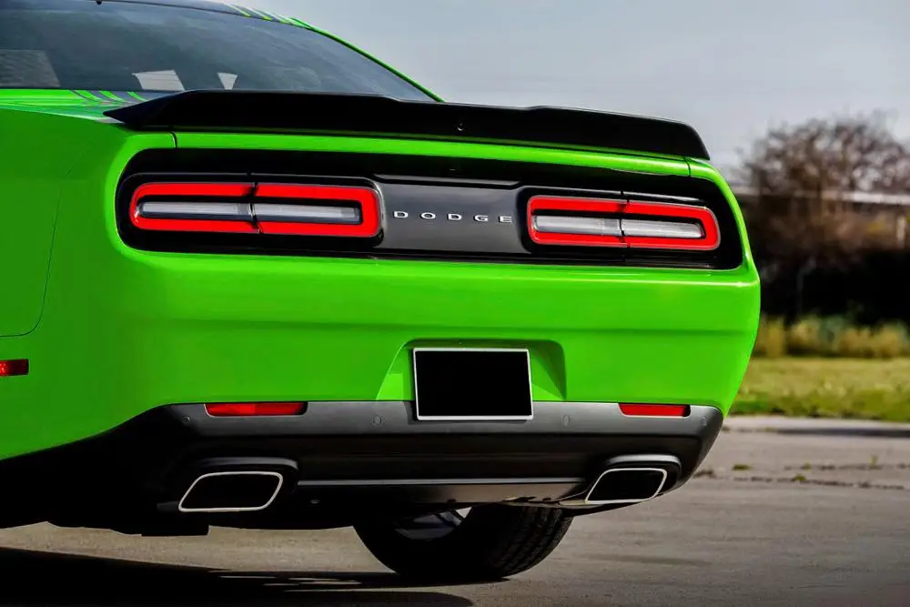 Подходит 15-18 Dodge Challenger R/T scat pack флеш спойлер багажника OE отверстие для камеры отсутствует матовый черный