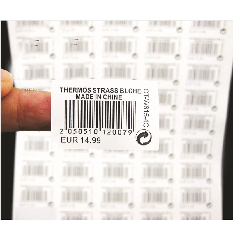 

Customized Barcode label,serial numbers sticker label,QR code sticker label