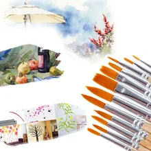 12 шт./компл. картин, выполненных акриловыми красками маслом художника кисть для акварельной живописи W15