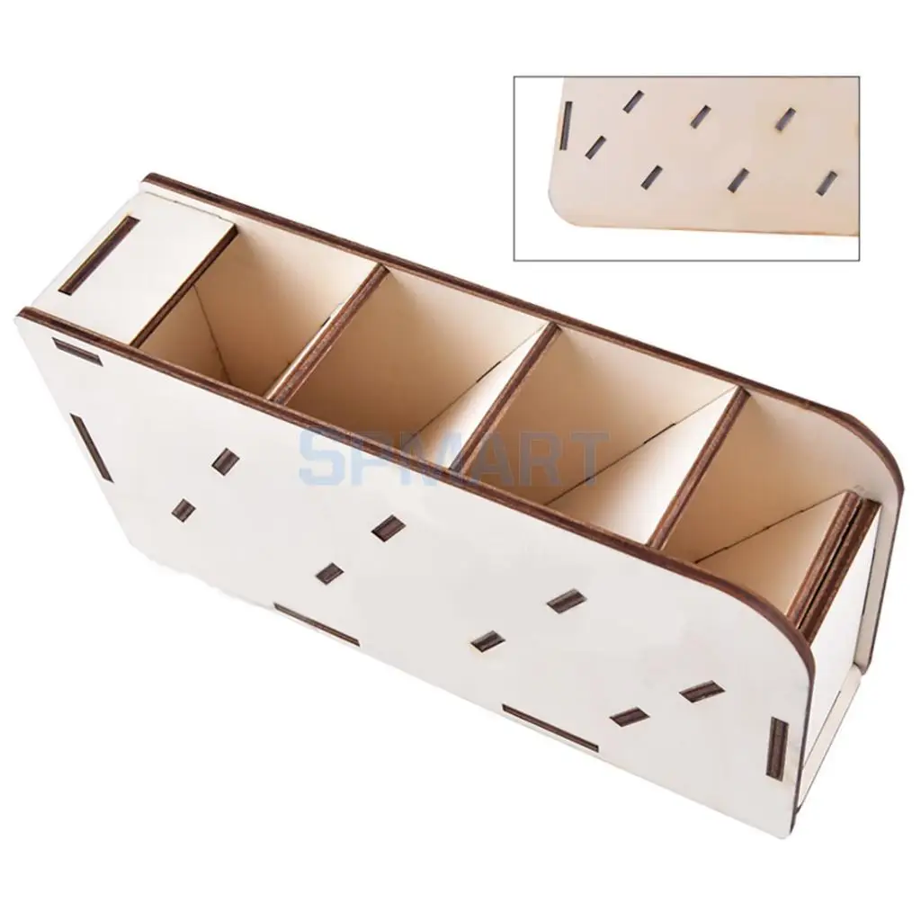 DIY Basewood Portable Action Figure Model Building Kit Tool Storage Rack Shelf for Gundam