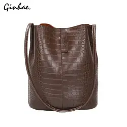 Винтажная женская сумка-мешок для покупок для женщин мягкие из искусственной кожи большой емкости сумка через плечо сумка-мессенджер
