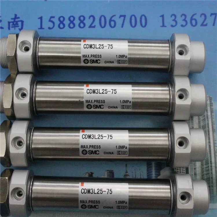 CDM3L25-75 SMC Stainless steel mini cylinder pneumatic air tools air cylinder Stainless steel cylinders