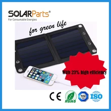 7W high efficiency foldable solar charger mobile phone charger